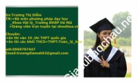 Giáo viên giỏi Đại học Sư phạm Hà Nội chuyên dạy kèm môn Toán, Vật Lý